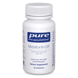 Pure Encapsulations Melatonin-SR - Extended Release Melatonin - Unterstützt Restful Sleep* - Sleep Supplement - Gluten Free & Vegan - 30 Kapseln