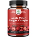 Apple Cider Essig Kapseln reinigen - ACV Cleanse und Detox Pillen für Gut und Verdauungsgesundheit mit Slimming Cayenne - Extra Strength ACV Kapseln für Gut Cleanse und Vollkörperentgiftung (30 Portionen)