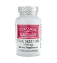 Ökologische Formeln Bio Flax Seed Oil 1000 Mg, Weiß, 90 Count