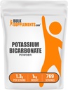 BulkSupplements.com Kaliumbicarbonat-Pulver - Kaliumbicarbonat-Food-Grad, Mineralergänzung - Glutenfrei, 1,3g pro Servierung, 1kg (2.2 lbs) (Pack von 1)