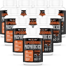 2000mg Liposomal Phosphatidic Acid Muscle Builder (PA), Hohe Absorption Muskelaufbau Ergänzungen für Männer & Frauen | Muskelaufbau, mTOR Proteinsynthese & Lean Muskel, Stärke, 10 Packung