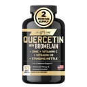 Quercetin mit Bromelain, Stinging Nettle Supplement, Zink Vitamin C Vitamin D | Non-GMO, Glutenfrei | Made in USA | 2 Monate Versorgung
