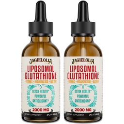 Liposomale Glutathione Liquid 2000MG – Antioxidante Detox-Ergänzung für Damen und Herren, Aging Defense, Liver Function & Energy, mit Hyaluronsäure + Aloe Vera + Vitamin C, Natural & Vegan, 4 FL.OZ