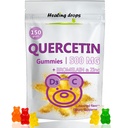 Quercetin mit Bromelain Gummi - Vitamin C + Zink + Vitamin D3 - Quercetin 500mg Gummi für Kinder und Erwachsene (1)