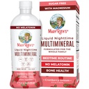 MaryRuth Organics Liquid Nighttime Multimineral | No Melatonin | Bedtime Routine | Magnesium Citrate | Calcium | Zink | Vitamin D3| Erhältlich in 4 Geschmacksrichtungen | Vegan | Zuckerfrei | Glutenfrei | 32 Oz
