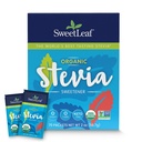 SweetLeaf Organic Stevia Powder Packets - Zero Calorie Sweetener mit Stevia Blatt Extrakt, kein künstlicher Süßungsmittel-Zusatzstoff, Zuckerfrei, Keto Friendly, Non GMO, Glutenfrei - 70 Packets (Pack mit 1)