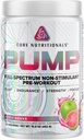 Core Nutritionals Pump Full-Spectrum Non-Stimulant Pre-Workout, mit N03T Nitrate, Peak02, Alpha GPC, für maximale Pumpe, Stärke und Leistung 20 Portionen (Apple Guava)