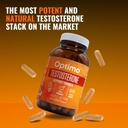 Optimo Turbo Boost Stacker - Maximieren Sie Ihren Testosteron mit Overdrive Testosteron Support und DHEA +Bioperine