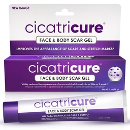 Cicatricure Advanced Scar Gel für Gesicht & Körper - Ergebnisse in 2 Wochen, Narbenbehandlung für chirurgische Narben, Stretchmarken, Narben von Burns und Verletzungen, Akne Scar Behandlung, 1 Unze (28 g)