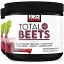 FORCE FACTOR Total Beets Superfood Beet Root Powder 2-Pack, Nitrate zur Unterstützung von Zirkulation, Blutfluss, Stickstoffmonoxid, Energie, Ausdauer, Stamina, Herz-Kreislauf-Ergänzung, 60 Portionen