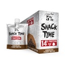 Rich Piana 5% Nutrition Snack Time | Squeezable Protein Shots | High Protein Snack Pouches | Egg White Peanut Butter Protein Snacks | 10-Count (Chocolate Peanut Butter)