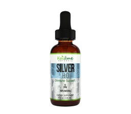 Kaiame Naturals Colloidal Silver, Ionic Silver Solution, 10 PPM, Large 4 oz Dropper in Glasflasche, natürliche Immununterstützungsergänzung, Safe für Erwachsene, Kinder und Haustiere