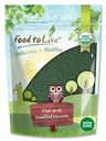 Lebensmittel zu leben Bio Chlorella Pulver, 8 Unzen — Non-GMO, Kosher, Raw Green Algae, Vegan Superfood, Bulk, Pure Vegan Green Protein, Reich an Vitaminen und Mineralien, Groß für Getränke, Gebrochene Zellwand