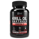 Antarctic Krill Oil 1000mg (120 Softgels) Omega-3-Fischöl-Ergänzung mit EPA, DHA & Astaxanthin - für Gelenk, Gehirn und Herzunterstützung für Männer und Frauen