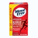 Move Free Advanced Glucosamin Chondroitin + Calcium Fructoborate Joint Support Supplement, unterstützt Mobilität Komfort Stärke Flexibilität & Knochen - 160 Tabletten (80 Portionen) *
