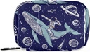 Galaxy Whale Astronaut Pille Box 7 Tage Pille Fall Reisen Pille Organizer Tasche mit Reißverschluss Portable Weekly Case Compact Größe für Vitamin Supplement Halter