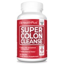 Gesundheit Plus Super Colon Reinigen 30 Tage Versorgung mit Sanfter Darm Reinigen Detox, Psyllium Husk, Probiotika für Verstopfung Relief & Verdauungshilfe, 120 Kapseln