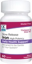 Qualität Wahl Iron High Potency Slow Release Tablets, 45mg, 60 Tabets Jeder (Pack von 9)