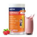 Gritzo SuperMilk Growth+ (7-9y Girl), Strawberry Swirl, 400g