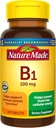 Nature Made Vitamin B1 100 mg, Nahrungsergänzungsmittel für Energie Metabolismus Unterstützung, 100 Tabletten, 100 Tage Versorgung.