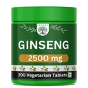 Sylara Ginseng Tablets - 2500 mg - Triple Ginseng -200 Capsules for Men and Women (Siberian, Korean Panax Red and American Ginseng)