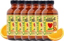 CHILDLIFE ESSENTIALS Flüssiges Vitamin C - Reines Vitamin C Flüssiges Supplement für Kinder, Immunsystem Unterstützung, Großer Geschmack - Natürliche Orange Geschmack, 4 Fl Oz (Pack mit 6)