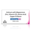 Bone Health Supplement | Calcium + Magnesium + Zinc + Vitamin D3 Tablets | Supports Strong Bones, Joints & Muscles | Daily Calcium Supplement | 30 Tablets