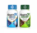 Health OK Magnesium Glycinate (30 Count) & Calcium Tablets (30 Count) Combo Pack | High Absorption Supplement for Muscle Recovery, Nerve Health, Bone Strength & Better Sleep | by Mankind