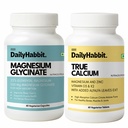 TRUE Bone & Muscle Health Combo | Calcium Citrate 1000mg + Magnesium Glycinate 550mg | Vitamin D3, K2, Zinc & Magnesium | 120 Veg Tablets/Capsules