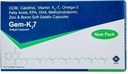 Gem-K27 Softgel Capsule one pack of 10 capsule is a blend of Calcitriol, Calcium Citrate Malate, Vitamin K2-7, Omega-3 fatty acids (EPA/DHA), Zinc & Boron