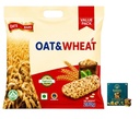 Oat & Wheat Cereal Bars 280G, Value Pack,Get Free Flavourito Kunafa Pistachio Chocolate Bar, 20g By Decadent Foods,(Imported)