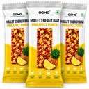 OGMO Pineapple Punch, Wholegrain Millet Energy Bites | 3 X 30g | Refined Sugar Free