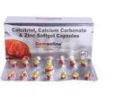 Gemsoline Soft Gelatin Capsule pack of 15 - Calcitrol, Calcium and Zinc from Medley for Bone, Joint and Muscle Care