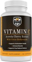 Acerola Cherry und Citrus Bioflavonoids Vitamin C Supplement - Unterstützt Antioxidans Gesundheit, Immun Booster - Vegan, Organic - 90 Kapseln, 90 Tage Suply