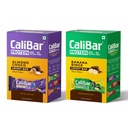 CaliBar 20g Protein Bar Banana Binge & Almond Choco Crispy Protein Bar Combo - No Added Sugar, Gluten-Free, 5g Fiber, No Preservatives, No Palm Oil & 100% Veg. (11 Bars)
