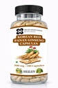 Heilen Biopharm Premium Korean Red Panax Ginseng Root Extract Capsules – 500 mg × 180 Veg Caps | Energy & Nutrition Supplement