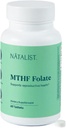 NATALIST MTHF Folate 1000 mcg (L-5-MTHF) Unterstützt gesunde Fruchtbarkeit und Schwangerschaft für Frauen - Tägliche Folat-Ergänzung für reproduktive Gesundheit & Fetale Entwicklung - Vegan, Glutenfrei - 60 Tabletten
