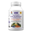ANDREW LESSMAN Ultimate Eye Support mit Astaxanthin 60 Softgels - 12mg Lutein, 6mg Zeaxanthin, 4mg Astaxanthin, Bilberry. Wichtige Nährstoffe zur Unterstützung der Augengesundheit, Förderung der gesunden Vision. Keine Zusatzstoffe