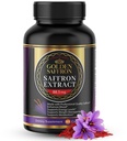 Golden Saffron Extrakt Kapseln - Premium Saffron Ergänzungen - 88.50 mg Pure Saffron Pillen - Stimmungsunterstützung - Augenunterstützung - Emotionale Balance, Fokus & Augengesundheit Made in USA - 60 Kapseln