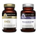 Qualität des Lebens Eigenschaften Kinoko Gold AHCC und Resveratrol SR Sustained Release Formula - Immune, Healthy Aging Bundle