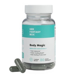 Ihre Fantasie Box | Body Magic | Chlorophyll Kapseln - 30 Vegan Kapseln für Detox, Verdauung, Gut Gesundheit, Hautunterstützung und Ölige Haut - Natürliche Energie Booster