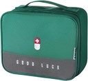 Erste Hilfe Tasche Leere, wasserdichte Notfall Medic Trauma Tasche, Medizin Tasche für Reisen ,Home Wander Camping Büro(Large,Green)