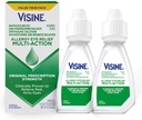 Visine Allergy Eye Relief Multi-Action Antihistamin & Redness Reliever Eye Drops mit Pheniramine Maleate & Naphazolin HCl, Augentropfenbehandlung für Rot, Juckreiz, Allergy Eyes, 0.5 fl. oz, 2 Pack