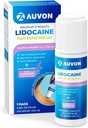 AUVON Lidocaine Roll-On mit ätherischem Öl, kein Mess-Applikator, Max Strength Lidocaine,Quick Absorbieren zu Numb & Soothe Pain Relief für Knie, Schultern, FSA/HSA Eligible, Lavender, 2.5 OZ, 1 Pack