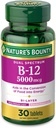 Vitamin B12 von Nature's Bounty, Dual Layer Diät-Ergänzung, schnelle Veröffentlichung und erweiterte Veröffentlichung, unterstützt Energie Stoffwechsel und Nervous System Gesundheit, 5000mcg, 30 Tabletten