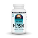 Source Naturals L-Lysine Free Form, 1.000 mg - Aminosäure Supplement unterstützt Energiebildung & Collagen* - 100 Tabletten