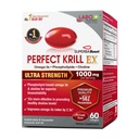 LABO Nutrition Perfect Krill EX, 1000mg Antarctic Krill Oil Omega 3 EPA DHA, Höchste Phospholipide (über 56%) mit Cholin, Astaxanthin | Heart Brain Eye Joint Health, Made in USA, 60 Softgels