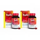 MegaRed Advanced 4-in-1 2X Konzentriertes 500mg Omega-3-Fischöl & Antarktisches Krillöl mit Fettsäure, EPA / DHA unterstützt Herz, Gehirn, Gelenke, Augengesundheit 80 Count Softgels (2 Packung)