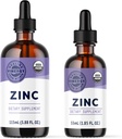 Vimergy USDA Organic Zink (115mL) und (55mL) Bundle