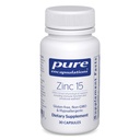 Reine Kapseln Zink 15 mg - Zink Picolinat Ergänzung für Immunsystem Unterstützung, Wachstum & Entwicklung - für Wundheilung - 30 Kapseln